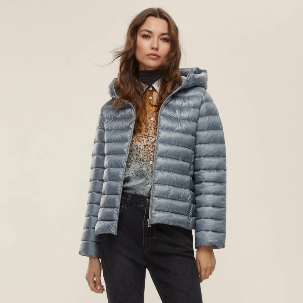 EMME Marella | Piumino imbottito antigoccia con cappuccio