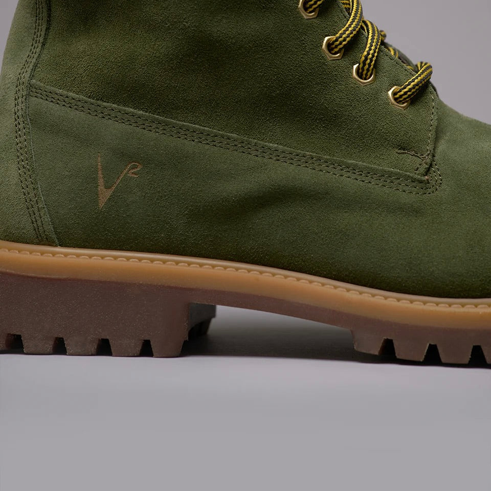 V2 | DAKOTA STIVALETTO SCAMOSCIATO VERDE MILITARE