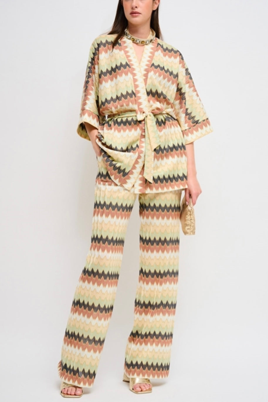 MARYLEY | Coordinato kimono-pantalone