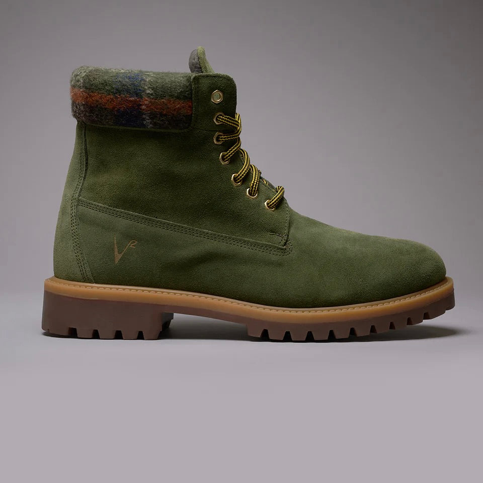 V2 | DAKOTA STIVALETTO SCAMOSCIATO VERDE MILITARE