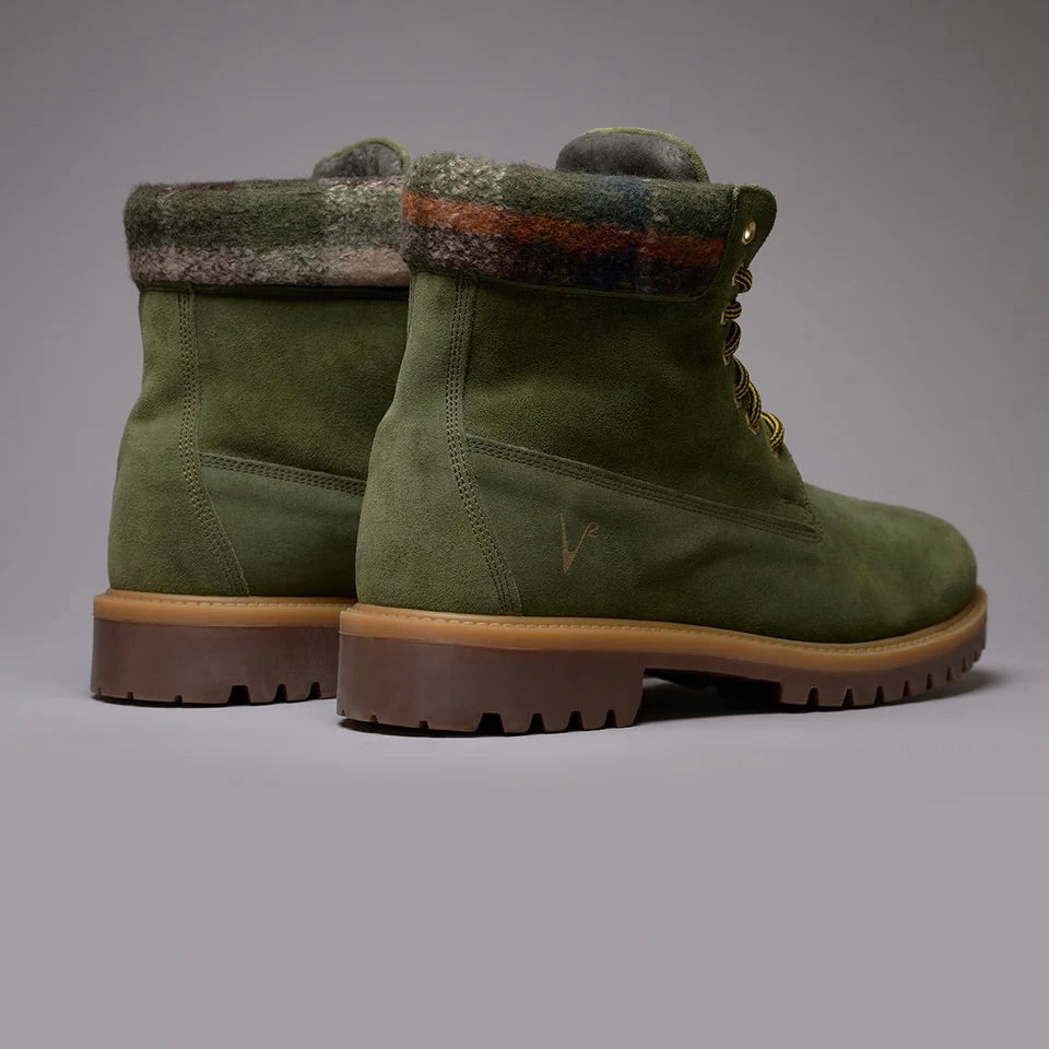 V2 | DAKOTA STIVALETTO SCAMOSCIATO VERDE MILITARE
