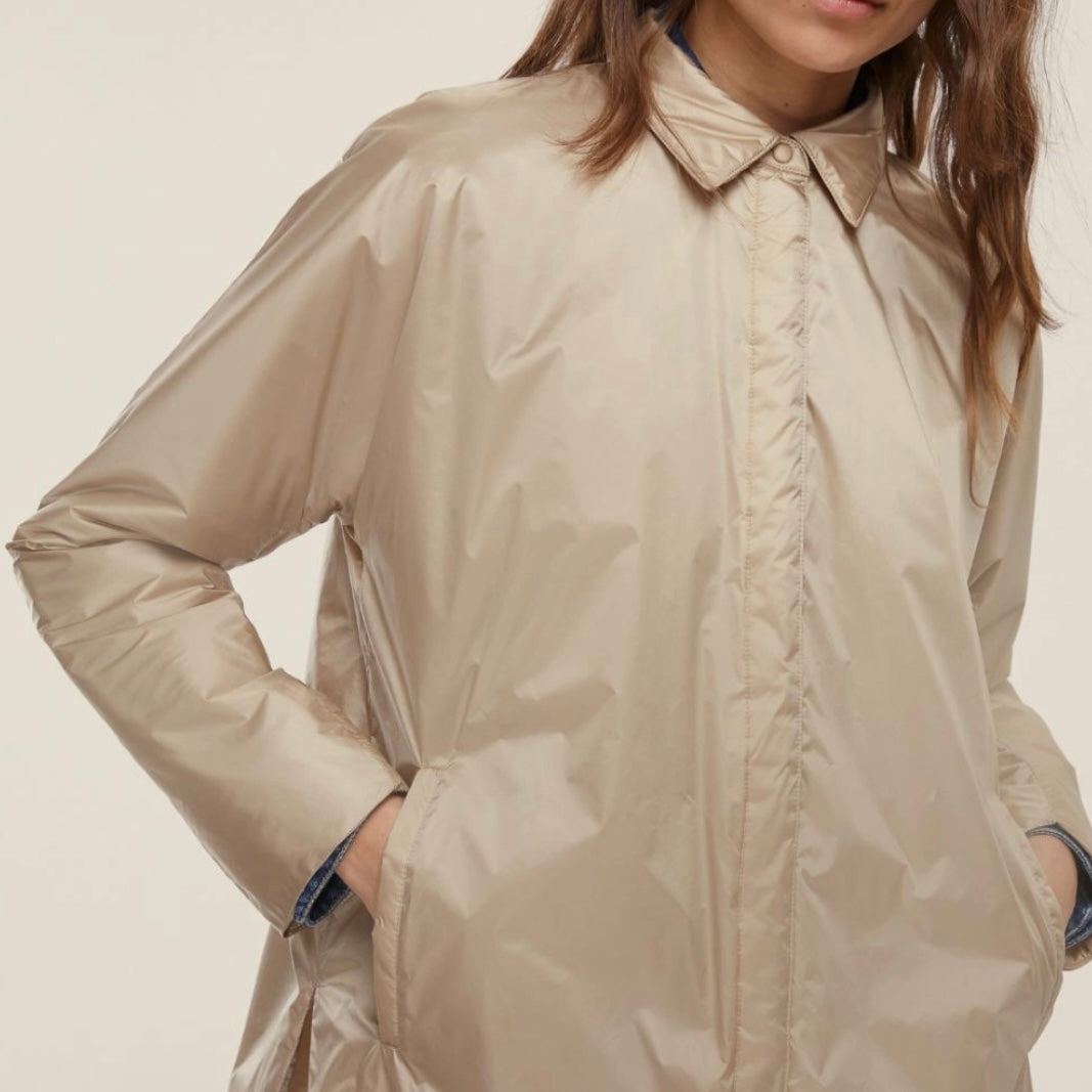 EMME Marella | Giacca stile camicia in tessuto tecnico