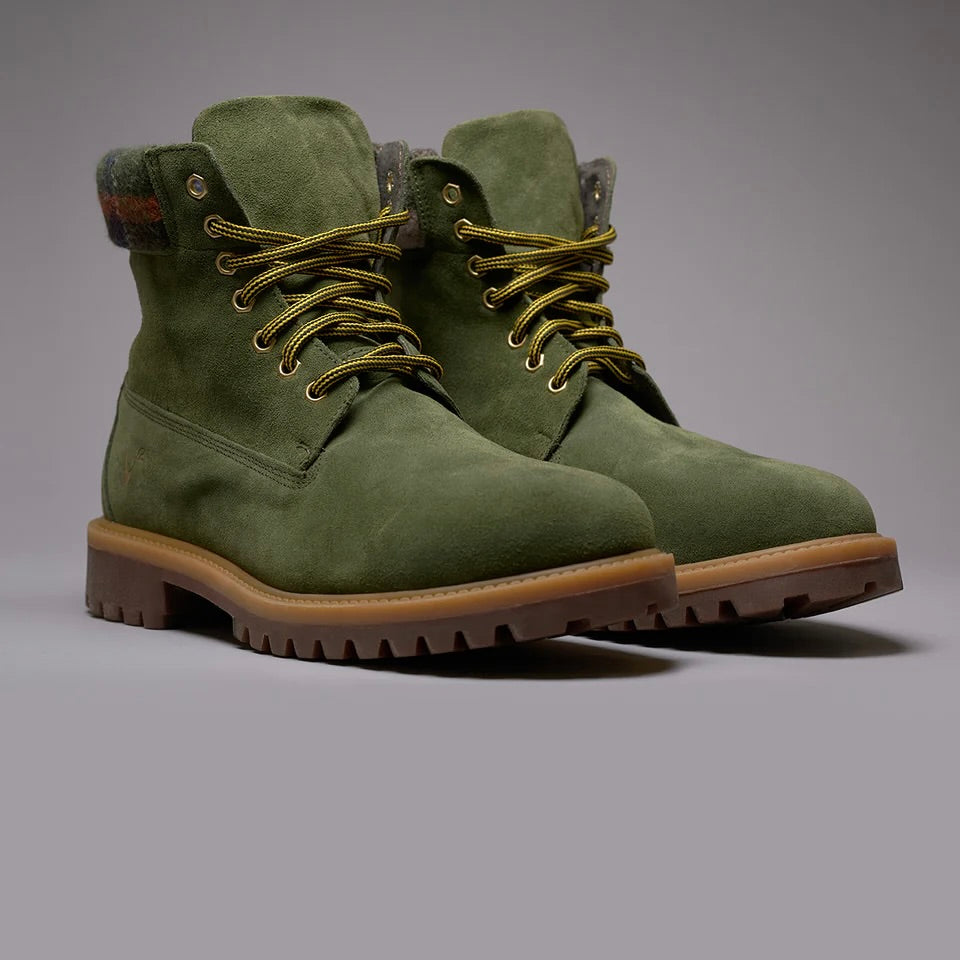V2 | DAKOTA STIVALETTO SCAMOSCIATO VERDE MILITARE