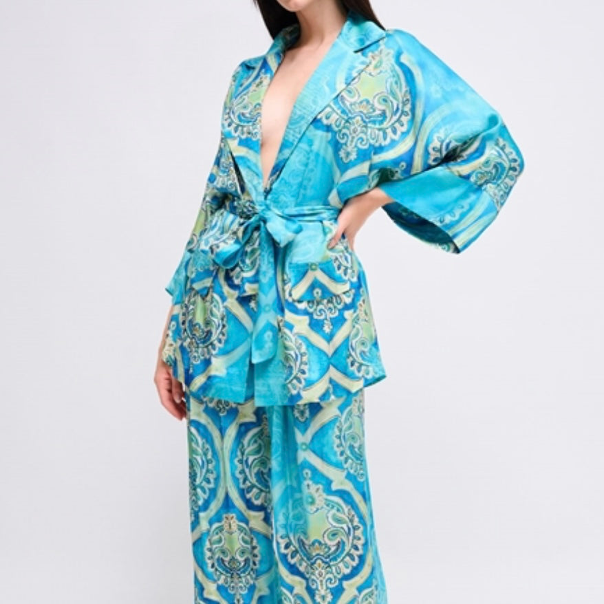 MARYLEY | Coordinato kimono-pantalone