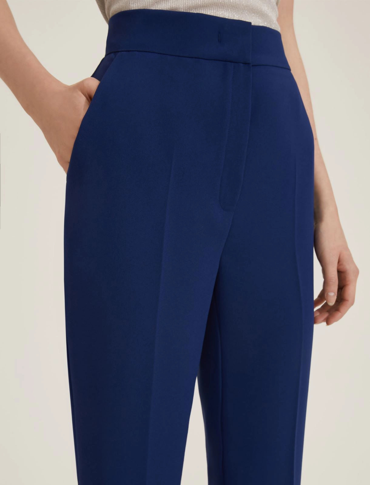 EMME Marella | Tailleur gilet doppiopetto e pantalone wideleg