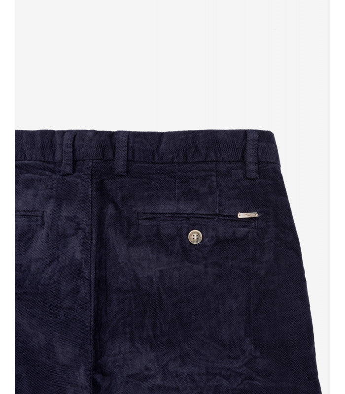 Pantaloni millerighe navy