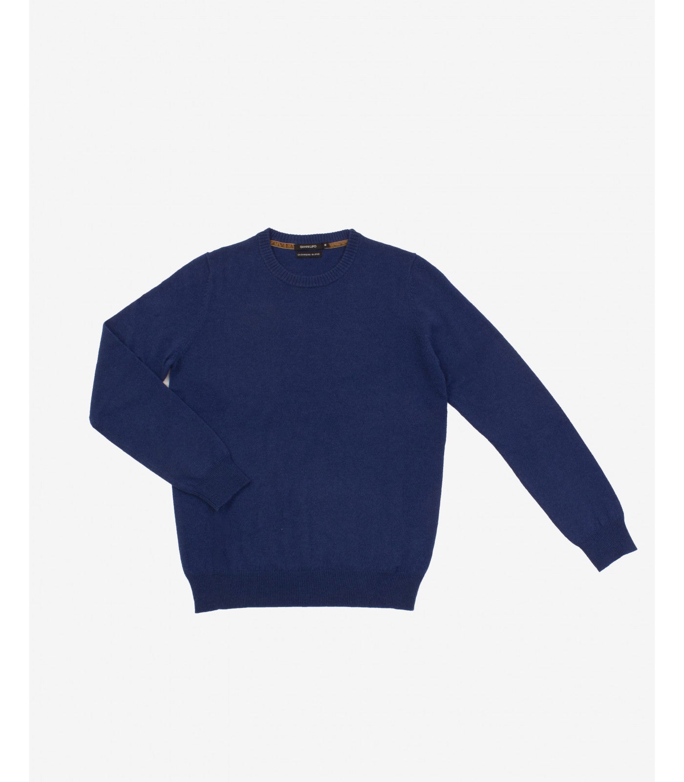 Maglione cashmere blend blu